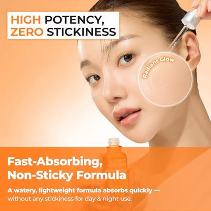 JUMISO All Day Vitamin Serum - Brightening & Balancing Facial Serum with Vitamin C, A, B, D, E, Niacinamide, and Vitamin Tree Extract 86.14% - Vegan Korean Skincare (1.01 fl oz) Avelisse
