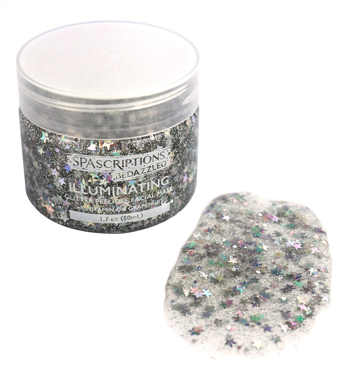 SpaScriptions BeDazzled Firming & Pore Refining Glitter Peel-Off Masks - 3 Count - görsel 9