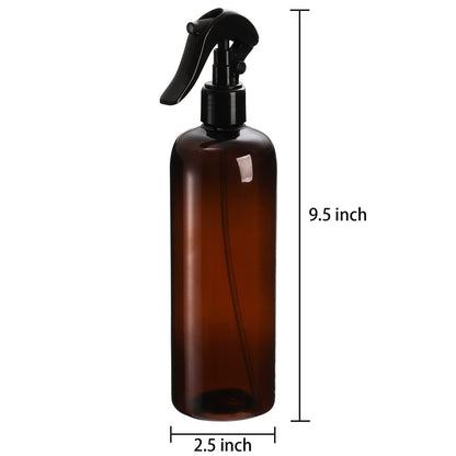 Bekith 12 Pack Plastic Spray Bottles with Black Fine Mist Sprayers, 16oz Refillable Spray Container for Cleaning Solutions, Plants, Hair Avelisse