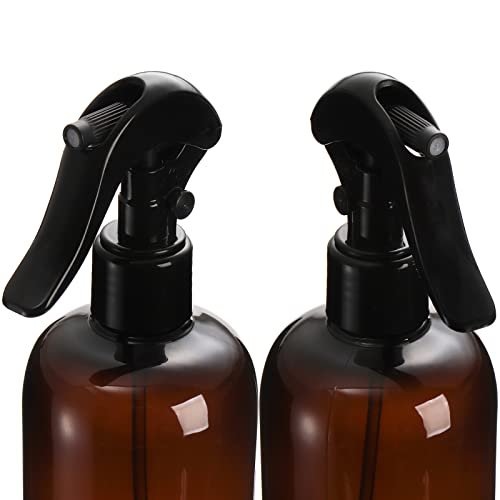 Bekith 12 Pack Plastic Spray Bottles with Black Fine Mist Sprayers, 16oz Refillable Spray Container for Cleaning Solutions, Plants, Hair Avelisse