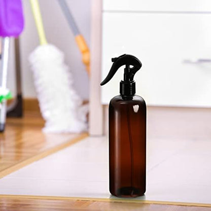 Bekith 12 Pack Plastic Spray Bottles with Black Fine Mist Sprayers, 16oz Refillable Spray Container for Cleaning Solutions, Plants, Hair Avelisse