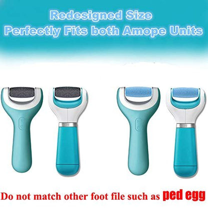 11 Pack Replacement Roller Refill Heads for Amope Pedi Electronic Foot File – 7 Extra Coarse & 4 Regular Coarse