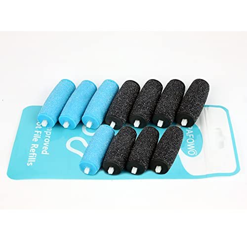 11 Pack Replacement Roller Refill Heads for Amope Pedi Electronic Foot File – 7 Extra Coarse & 4 Regular Coarse - görsel 13