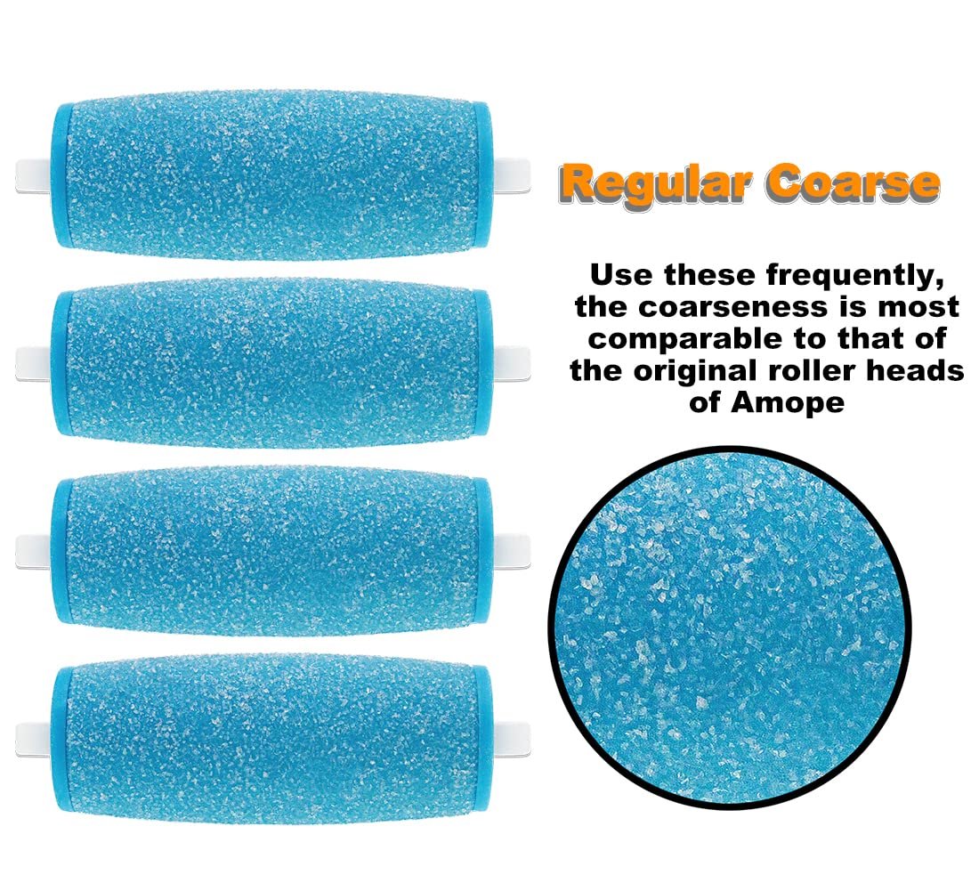 11 Pack Replacement Roller Refill Heads for Amope Pedi Electronic Foot File – 7 Extra Coarse & 4 Regular Coarse - görsel 6