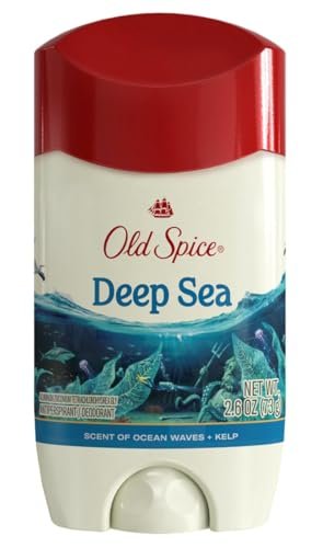 Old Spice Anti-Perspirant Deep Sea Solid, 2.6 oz (Pack of 3) Avelisse