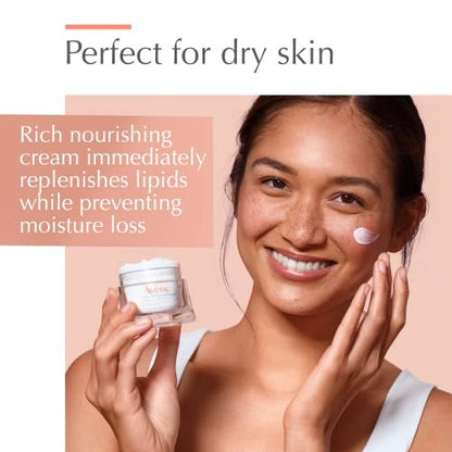 Avène Revitalizing Nourishing Cream – Ultra Nourishing Face Moisturizer for Dry Skin, Non-comedogenic, 1.6 Fl Oz Avelisse