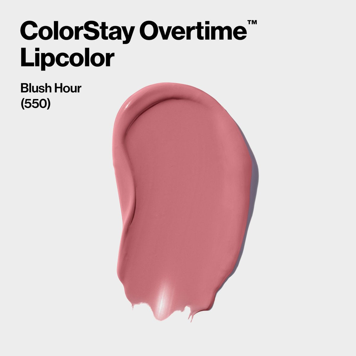 Revlon ColorStay Overtime Lipcolor with Clear Lip Gloss - 550 Blush Hour, 0.07 Fl Oz - Long-Lasting Liquid Lipstick - görsel 5