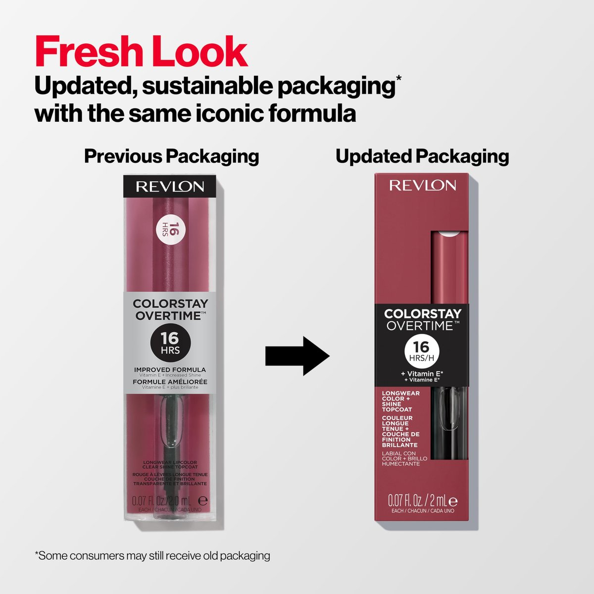 Revlon ColorStay Overtime Lipcolor with Clear Lip Gloss - 550 Blush Hour, 0.07 Fl Oz - Long-Lasting Liquid Lipstick - görsel 13