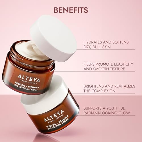 Alteya Organics Luminous Rose Pure Moisture Face Cream 50 ml - NaTrue Certified Organic, Lightweight Hydration for All Skin Types - görsel 6