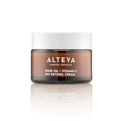 Alteya Organics Luminous Rose Pure Moisture Face Cream 50 ml - NaTrue Certified Organic, Lightweight Hydration for All Skin Types