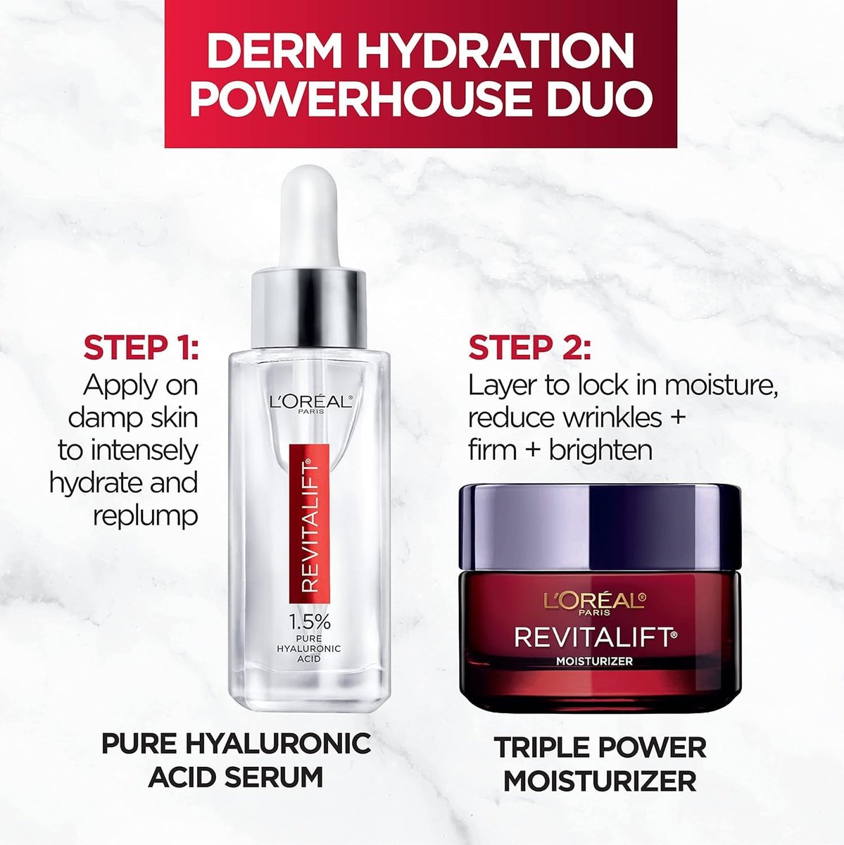 L'Oreal Paris Revitalift 1.5% Pure – Anti-Aging Duo: The serum and moisturizer work synergistically to maximize – Image 3