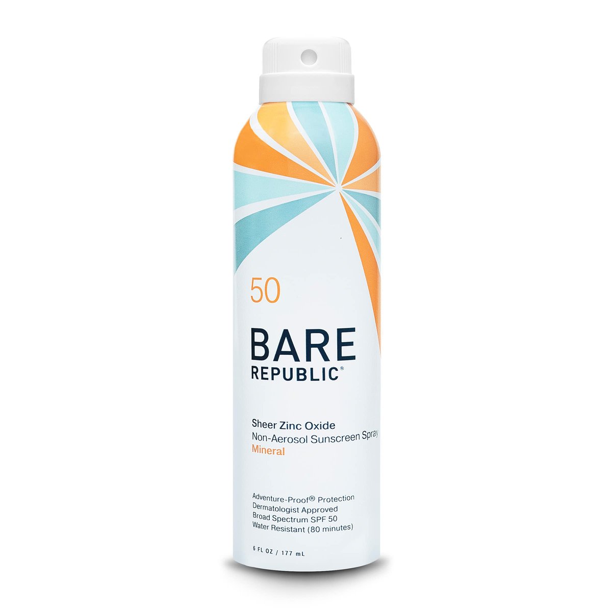 Bare Republic Mineral Sunscreen SPF 50 Sunblock Spray – Sheer, Non-Greasy, Vanilla Coco Scent (6 fl oz) Avelisse
