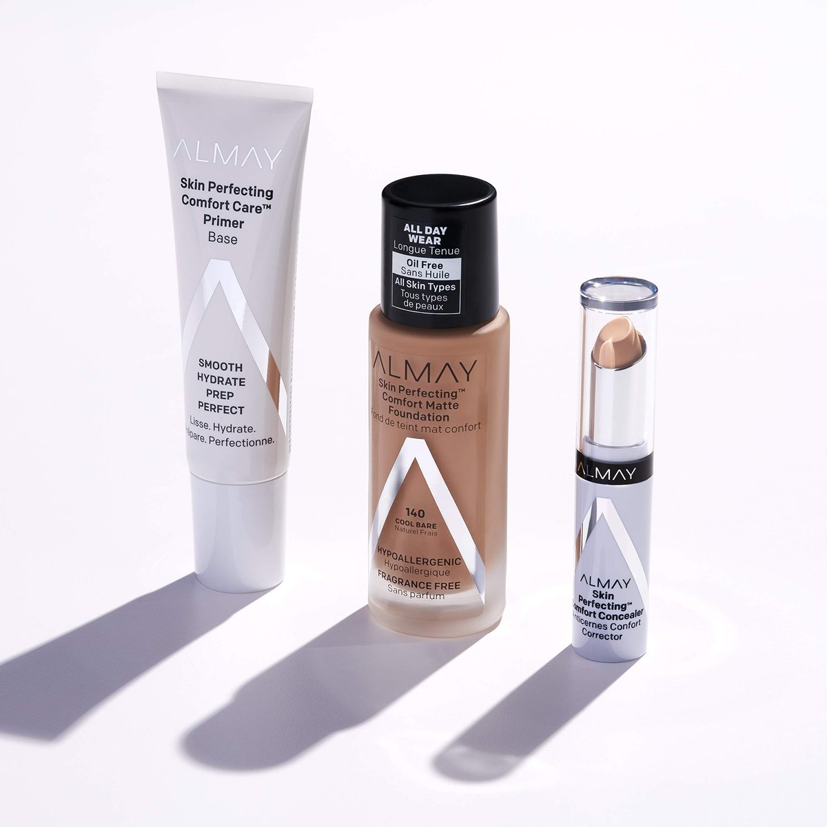 Almay Skin Perfecting Comfort Concealer - Full Coverage, Hypoallergenic, Cruelty-Free - 140 Light/Medium - görsel 9