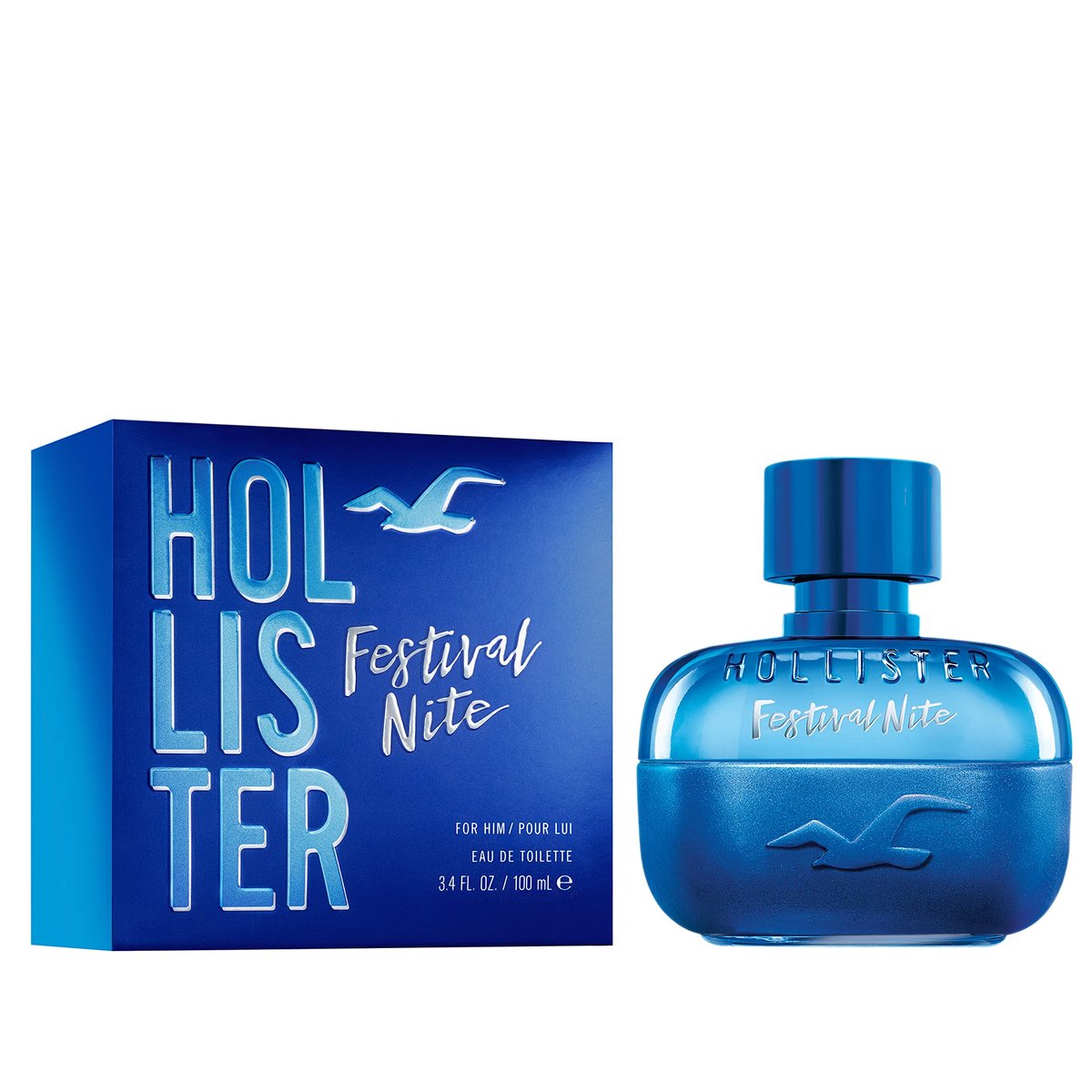 Hollister Festival Nite Men's Eau de Toilette Spray 3.4 oz Avelisse