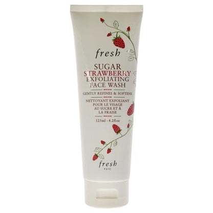 Fresh Sugar Strawberry Exfoliating Face Wash Cleanser for Women, 4.2 oz Avelisse