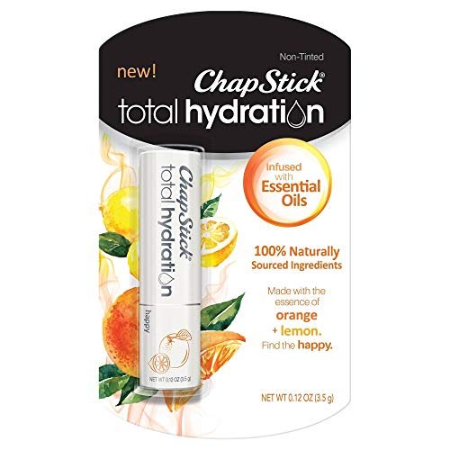 Chapstick Total Hydration Essential Oils Lip Balm - Happy - 0.12oz (Pack of 2) Avelisse