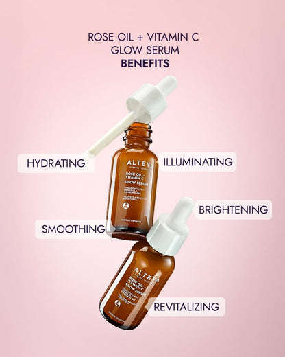 Alteya Organics Luminous Rose Iridescent Light Serum – 1 fl oz / 30 mL