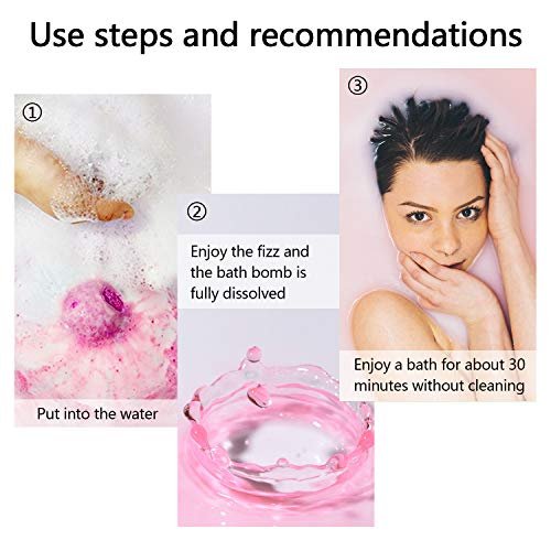 Nagaliving 50 Handmade Bath Bombs Gift Set – Assorted Mint, Rose, Lavender, Lemon, Kiwi – Bulk Bath Bombs for Kids, Women, Men – Fizzing Bath Gifts for Valentine's Day, Christmas & Anniversaries Avelisse