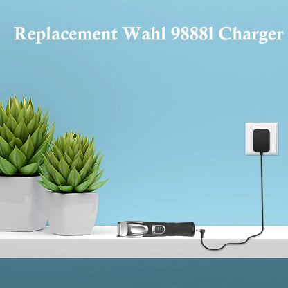 vhbw Wahl Trimmer Charger 4V Power Cord Compatible with Wahl 9818, 9818L, 9888L, 9916D, 9918D, 9685 Groomer Clipper, 9854-600, 9855, 79600-2101, S004mu0400090 Avelisse
