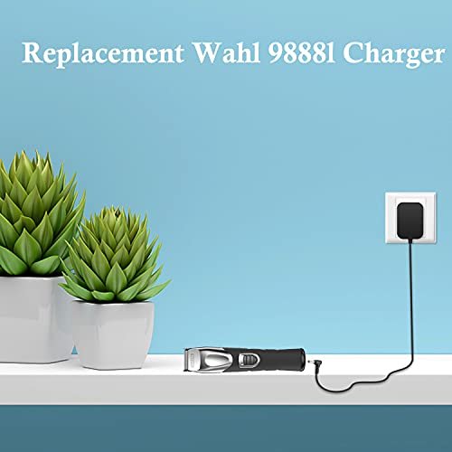 vhbw Wahl Trimmer Charger 4V Power Cord Compatible with Wahl 9818, 9818L, 9888L, 9916D, 9918D, 9685 Groomer Clipper, 9854-600, 9855, 79600-2101, S004mu0400090 Avelisse
