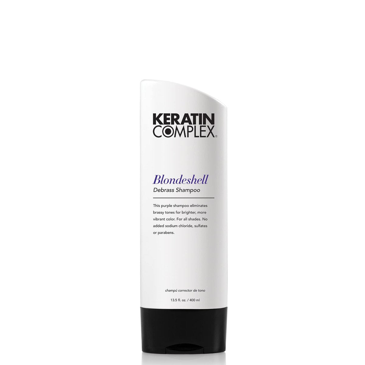 Keratin Complex Blondeshell Debrass Shampoo - Purple Toning Shampoo for Blonde, Silver, and Highlighted Hair - 13.5 oz - görsel 1