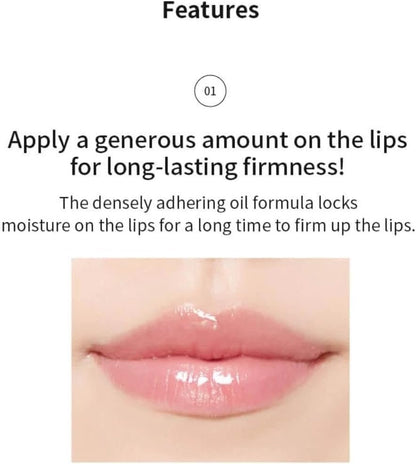 A'PIEU Honey & Milk Lip Oil - Korean Lip Oil for Long-Lasting Moisture, Nourishing Extracts, Smooth Finish, Lightweight