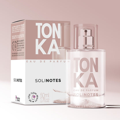 Solinotes Tonka Eau de Parfum – 1.7 Fl Oz / 50 ml – Unisex Fragrance – Delicate Floral & Soothing Scent – Vegan, Cruelty Free, Made in France