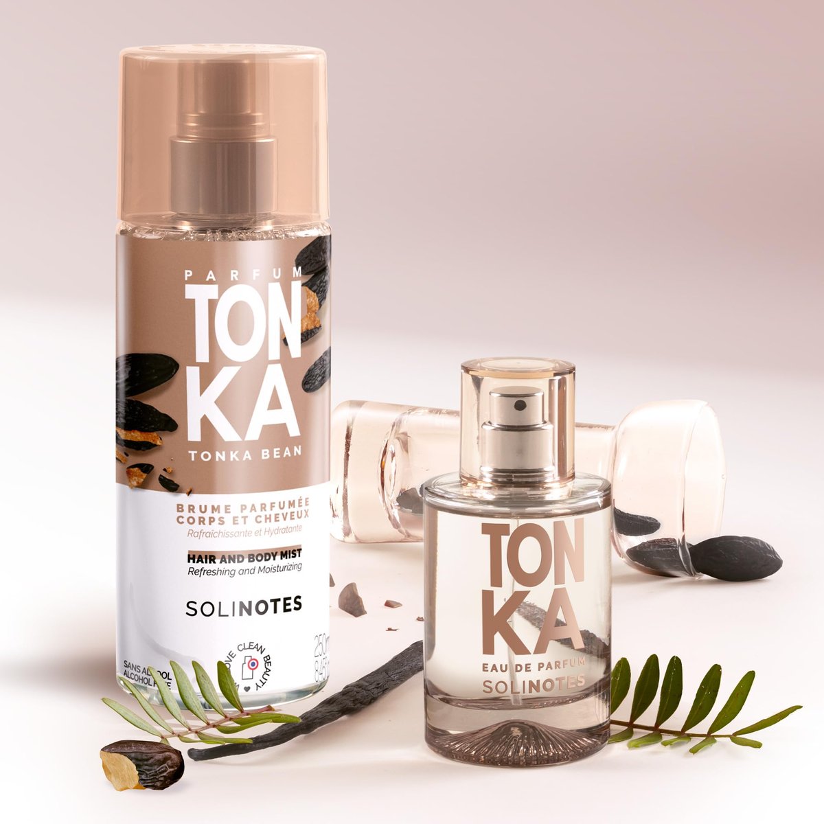 Solinotes Tonka Eau de Parfum – 1.7 Fl Oz / 50 ml – Unisex Fragrance – Delicate Floral & Soothing Scent – Vegan, Cruelty Free, Made in France - görsel 5