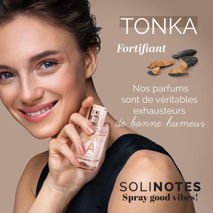 Solinotes Tonka Eau de Parfum – 1.7 Fl Oz / 50 ml – Unisex Fragrance – Delicate Floral & Soothing Scent – Vegan, Cruelty Free, Made in France