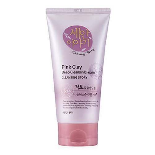 Kwailnara Cleansing Story Natural Facial Deep Foam Cleansing - Pink Clay, 5.19 oz - görsel 2