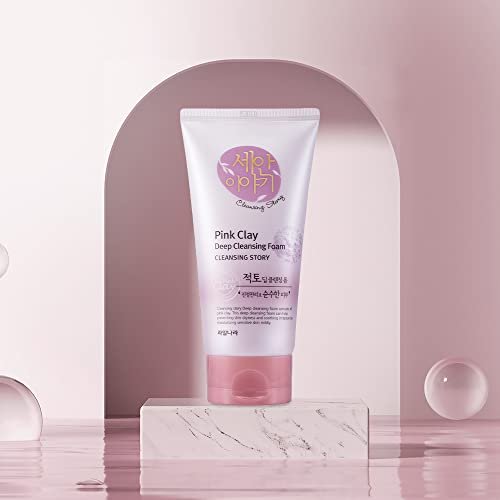 Kwailnara Cleansing Story Natural Facial Deep Foam Cleansing - Pink Clay, 5.19 oz - görsel 6