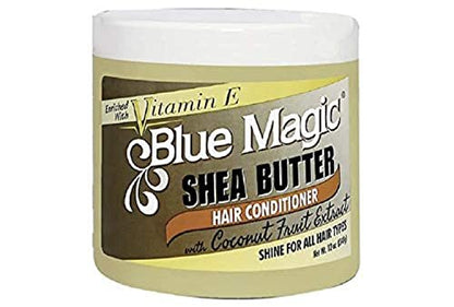 Blue Magic Shea Butter Hair Conditioner with Coconut Fruit Extract - 12 oz (340g)