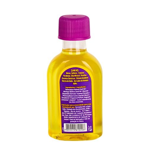 Lola Pataua & Moringa Brazilian Hair Oil – 1.69 fl oz (50ml) – Nourishing Hair Treatment for Growth, Dry Hair, Curly & Low Porosity Hair - görsel 4