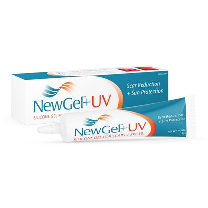 MyNewGel Plus UV Advanced Silicone Scar Gel with SPF30 Mineral Sunscreen - Old & New Scars, 15g (0.5 oz) Avelisse