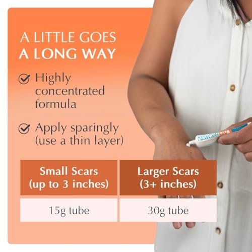 MyNewGel Plus UV Advanced Silicone Scar Gel with SPF30 Mineral Sunscreen - Old & New Scars, 15g (0.5 oz) Avelisse