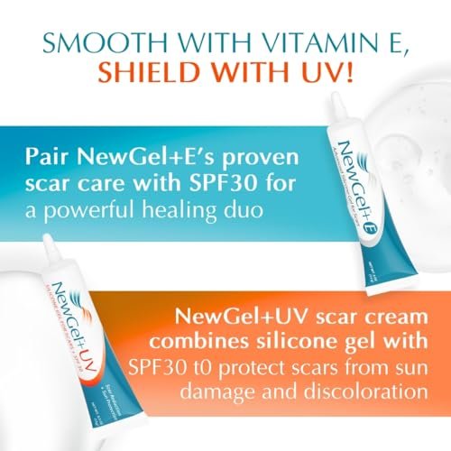MyNewGel Plus UV Advanced Silicone Scar Gel with SPF30 Mineral Sunscreen - Old & New Scars, 15g (0.5 oz) Avelisse