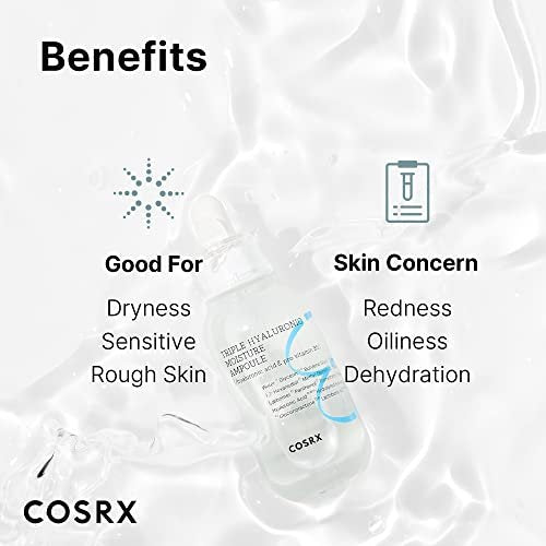 COSRX Hydrium Triple Hyaluronic Moisture Ampoule – Intense Hydrating Serum with Hyaluronic Acid, 40ml - görsel 10