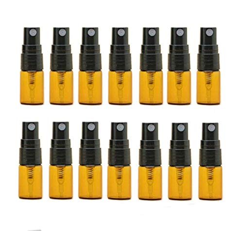 ELFENSTALL 30-Pack 2ml Brown Amber Fine Mist Mini Atomizer Vials | Refillable Glass Spray Bottles for Perfume, Travel & Party Favors - görsel 3