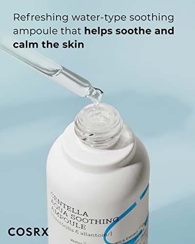 COSRX Centella Aqua Soothing Ampoule - Centella Asiatica Cica Serum for Sensitive Skin, 1.35 Fl Oz Avelisse
