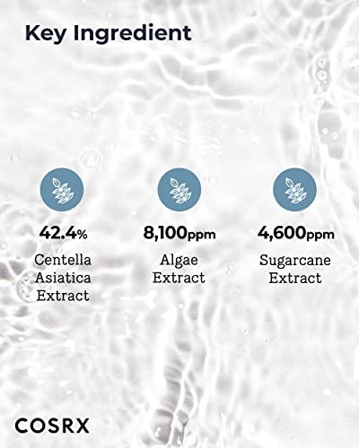COSRX Centella Aqua Soothing Ampoule - Centella Asiatica Cica Serum for Sensitive Skin, 1.35 Fl Oz Avelisse