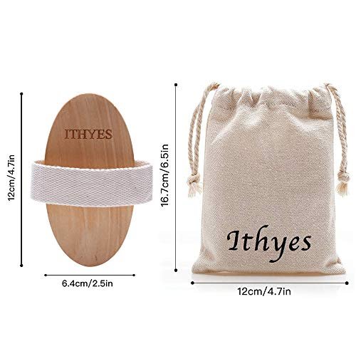Ithyes Dry Brushing Body Brush – Natural Bristle Exfoliating Brush for Lymphatic Drainage, Cellulite & Circulation - görsel 9
