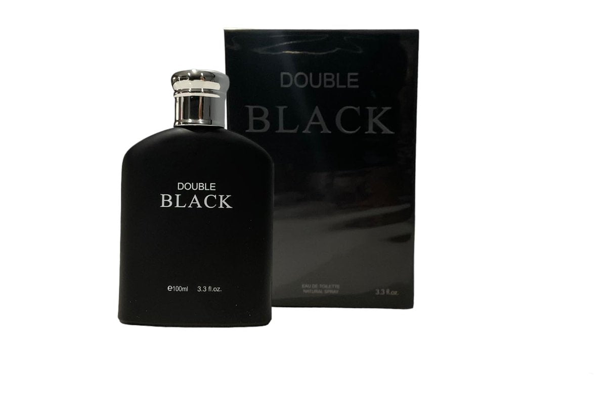 Royal Fragrance Double Black 3.3 oz Men's Eau de Toilette Spray Cologne Avelisse