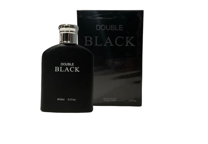 Royal Fragrance Double Black 3.3 oz Men's Eau de Toilette Spray Cologne Avelisse