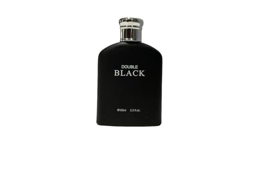 Royal Fragrance Double Black 3.3 oz Men's Eau de Toilette Spray Cologne Avelisse