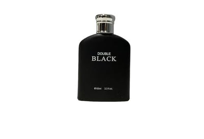 Royal Fragrance Double Black 3.3 oz Men's Eau de Toilette Spray Cologne Avelisse