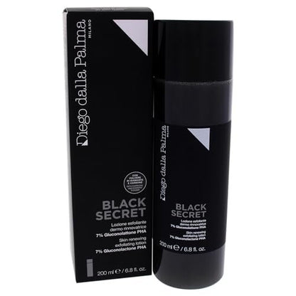 Diego dalla Palma Black Secret Skin Renewing Exfoliating Lotion - 6.8 oz - Pure & Radiant Skin, Less Visible Pores