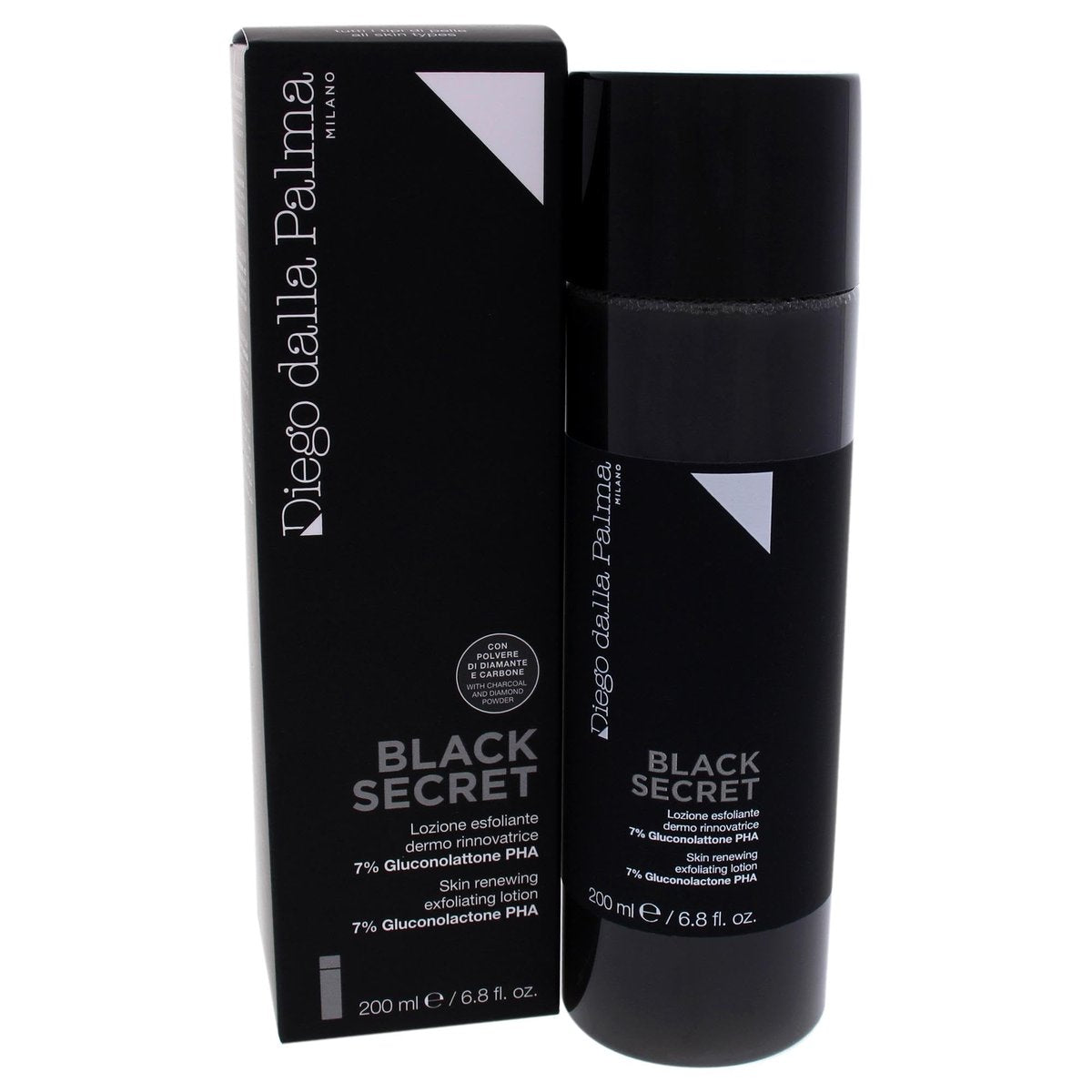Diego dalla Palma Black Secret Skin Renewing Exfoliating Lotion - 6.8 oz - Pure & Radiant Skin, Less Visible Pores - görsel 5
