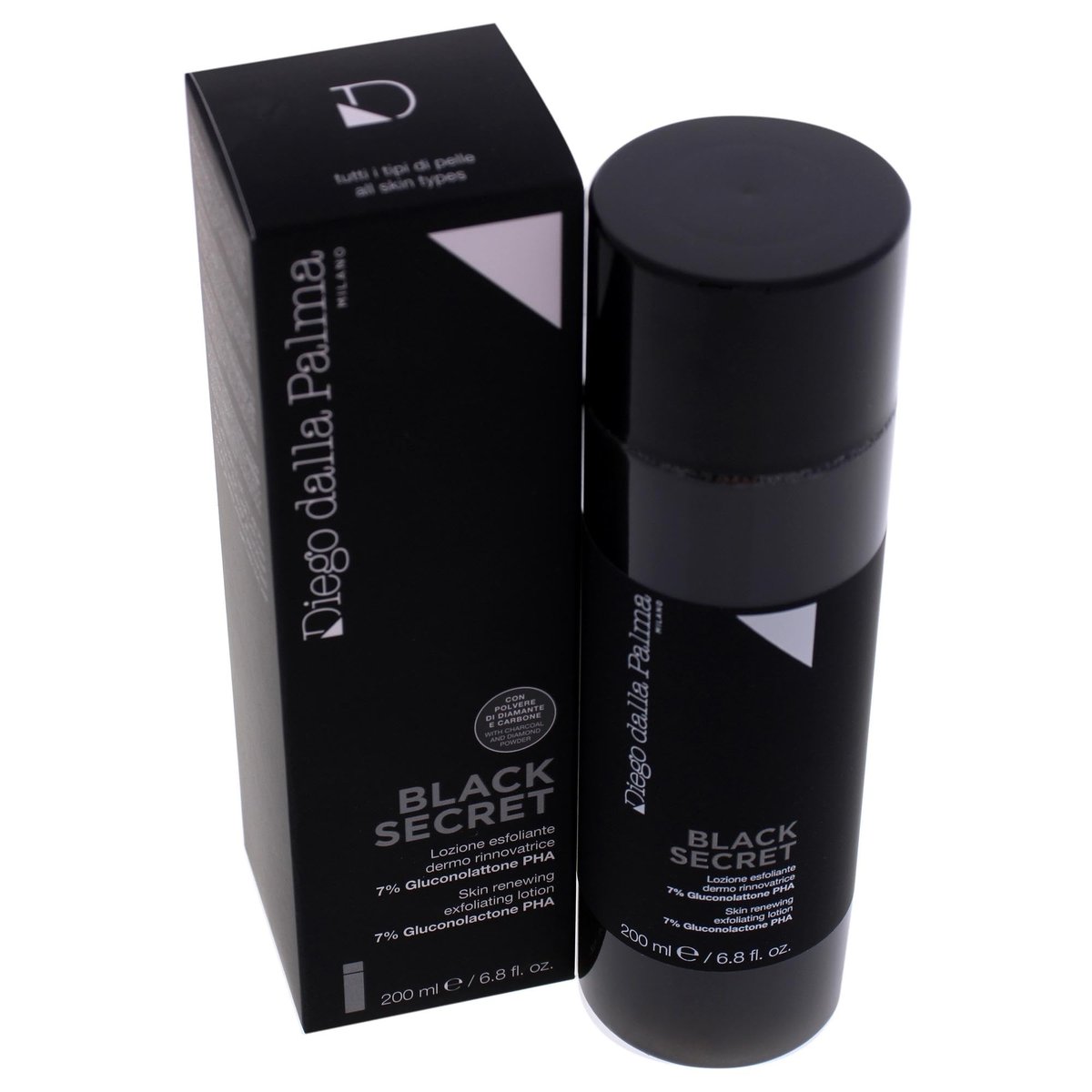 Diego dalla Palma Black Secret Skin Renewing Exfoliating Lotion - 6.8 oz - Pure & Radiant Skin, Less Visible Pores - görsel 7