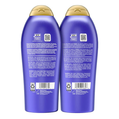 OGX Thick & Full + Biotin and Collagen Shampoo and Conditioner Set, 25.4 Fl Oz (Pack of 2) Avelisse
