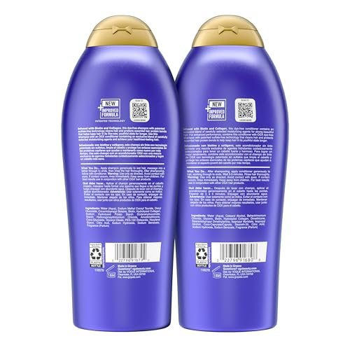 OGX Thick & Full + Biotin and Collagen Shampoo and Conditioner Set, 25.4 Fl Oz (Pack of 2) Avelisse